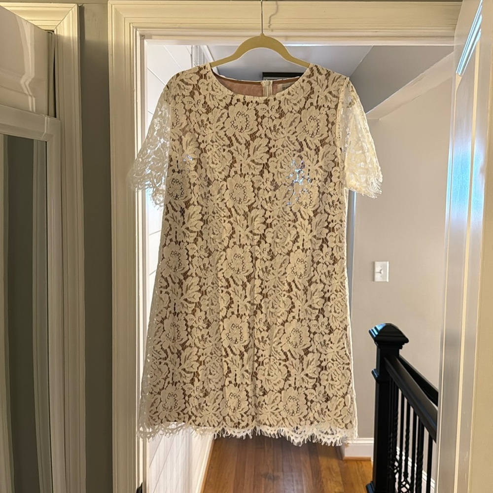 White lace dress